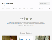 Tablet Screenshot of educatedtouch.com